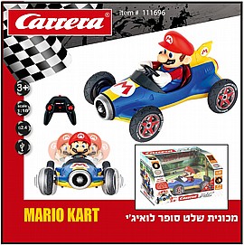 מכונית שלט 1:18 סופר מריו MARIO KART מכונית שלט 1:18 סופר מריו MARIO KART