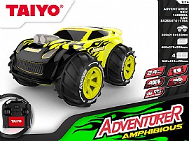 מכונית שלט אמפיבי 1:14 ADVENTURE YELLOW 2.4G מכונית שלט אמפיבי 1:14 ADVENTURE YELLOW 2.4G