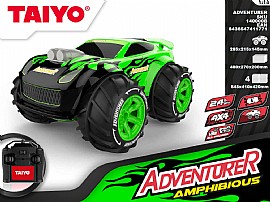 מכונית שלט אמפיבית 1:14 ADVENTURE GREEN TI 2.4G מכונית שלט אמפיבית 1:14 ADVENTURE GREEN TI 2.4G