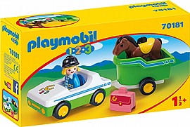 רכב עם קרון סוסים לגיל הרך 1.2.3 רכב עם קרון סוסים לגיל הרך 1.2.3