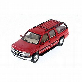 WELLY - שברולט סאבורבן אדום 1/24 WELLY - שברולט סאבורבן אדום 1/24