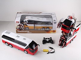 אוטובוס מותג על שלט 1:10 BUS WITH TRANSFORMION אוטובוס מותג על שלט 1:10 BUS WITH TRANSFORMION