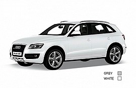 WELLY - אאודי Q5 לבן 1/24 WELLY - אאודי Q5 לבן 1/24