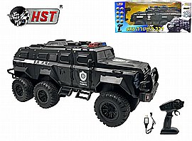 HST רכב משטרה 1:6 נסיעה 6X6 שלט 2.4G כולל טעינה HST רכב משטרה 1:6 נסיעה 6X6 שלט 2.4G כולל טעינה