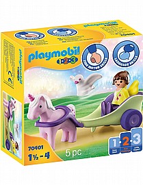 פייה וכרכרת חד קרן לגיל הרך 1.2.3 פייה וכרכרת חד קרן לגיל הרך 1.2.3