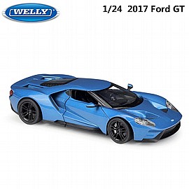 WELLY - פורד 2017 GT כחול 1/24 WELLY - פורד 2017 GT כחול 1/24