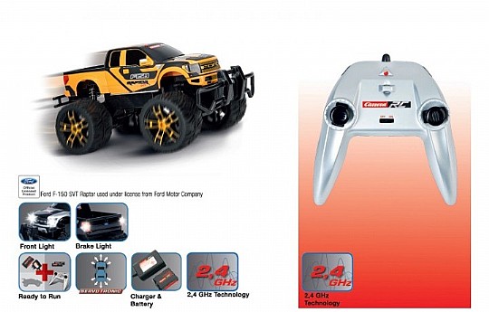 ������ ��� 16\1 CARRERA FORD RAPTOR YELLOW 2.4 G