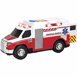 אמבולנס 30 ס"מ אורקולי אדום עם אלונקה DICKIE אמבולנס 30 ס"מ אורקולי אדום עם אלונקה DICKIE