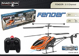 מסוק 3.5 ערוצים מדגם FENDER חברת MACHINA מסוק 3.5 ערוצים מדגם FENDER חברת MACHINA
