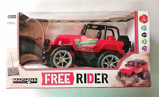 מכונית ג'יפ על שלט 1:20 FREE RIDER