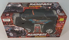 ג'יפ שלט 1:12 צבע שחור RAMPAGE ג'יפ שלט 1:12 צבע שחור RAMPAGE
