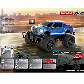 מכונית שלט 1/14 CARRERA FORD F-150 RAPTOR BLUE מכונית שלט 1/14 CARRERA FORD F-150 RAPTOR BLUE