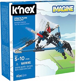 קונקס-מטוס חמקן 60 חלקים K'NEX קונקס-מטוס חמקן 60 חלקים K'NEX