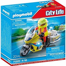 פליימוביל בית חולים : 71205 פראמדיק ואופנוע חילוץ והצלה מדליק אורות פליימוביל בית חולים : 71205 פראמדיק ואופנוע חילוץ והצלה מדליק אורות