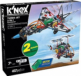 קונקס-כלי תעופה ממונעים 2 ב-1 402 חל' K'NEX קונקס-כלי תעופה ממונעים 2 ב-1 402 חל' K'NEX