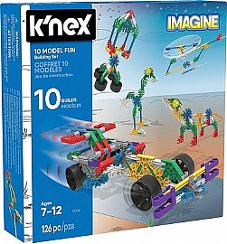 קונקס-ערכת 10 דגמים 126 חל' K'NEX קונקס-ערכת 10 דגמים 126 חל' K'NEX