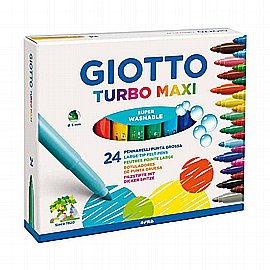 GIOTTO טוש טורבו קולור 24 גוונים GIOTTO תליה GIOTTO טוש טורבו קולור 24 גוונים GIOTTO תליה