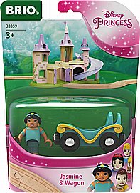 בריו BRIO יסמין הנסיכה ומכונית - דיסני בריו BRIO יסמין הנסיכה ומכונית - דיסני