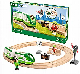 סט רכבות מעץ Brio World Circle לילדים מגיל 3 ומעלה סט רכבות מעץ Brio World Circle לילדים מגיל 3 ומעלה