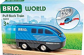 בריו BRIO קטר כחול - משוך ושחרר בריו BRIO קטר כחול - משוך ושחרר