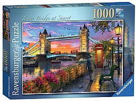 פזל 1000 חלקים גשר לונדון בשקיעה פזל 1000 חלקים גשר לונדון בשקיעה