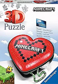 פזל תלת מימד 54 חל לב MINECARFT פזל תלת מימד 54 חל לב MINECARFT
