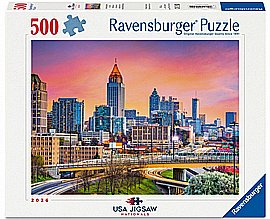 פאזל 500 חלקים מבית Ravensburger - קו רקיע של אטלנטה פאזל 500 חלקים מבית Ravensburger - קו רקיע של אטלנטה