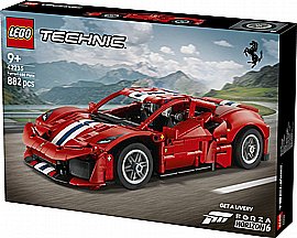 לגו טכני - מכונית Ferrari 488 Pista (42235) לגו טכני - מכונית Ferrari 488 Pista (42235)