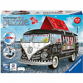 פזל תלת מימד 162 חל אוטובוס מזון VW פזל תלת מימד 162 חל אוטובוס מזון VW