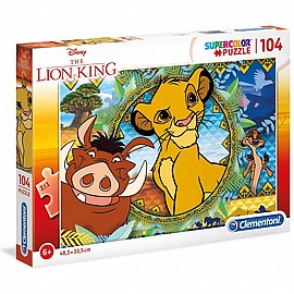 פאזל 104 חלקים מלך האריות פאזל 104 חלקים מלך האריות