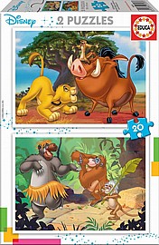 פזל 2X20 דיסני בעלי חיים פזל 2X20 דיסני בעלי חיים