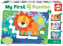 פזל ראשון שלי 5,6,7,8 חלקים - חיות ג'ונגל פזל ראשון שלי 5,6,7,8 חלקים - חיות ג'ונגל