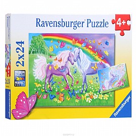 פזל 2X24 סוסים וקשת בענן פזל 2X24 סוסים וקשת בענן