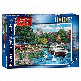 פזל 1000 אגם על רקע טירת ווינדזור פזל 1000 אגם על רקע טירת ווינדזור