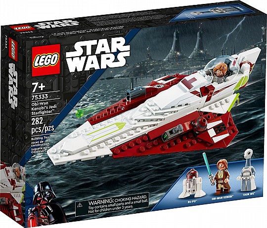 ���  LEGO Star Wars 75333 OBI-WAN KENOBIS JEDI STARFIGHTER