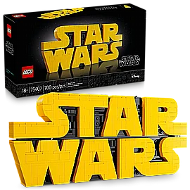 לגו מלחמת הכוכבים - לוגו STARWARS בנוי מלבנים 75407 לגו מלחמת הכוכבים - לוגו STARWARS בנוי מלבנים 75407