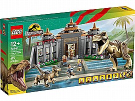 לגו JURASSIC PARK 76961 פארק היורה מרכז מבקרים:מתקפת טי רקס וראפטור לגו JURASSIC PARK 76961 פארק היורה מרכז מבקרים:מתקפת טי רקס וראפטור