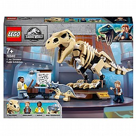 לגו JURASSIC PARK תצוגת המאובנים של טי רקס פארק היורה לגו JURASSIC PARK תצוגת המאובנים של טי רקס פארק היורה