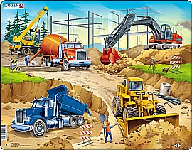 פאזל באתר הבניה 30 חלקים פאזל באתר הבניה 30 חלקים