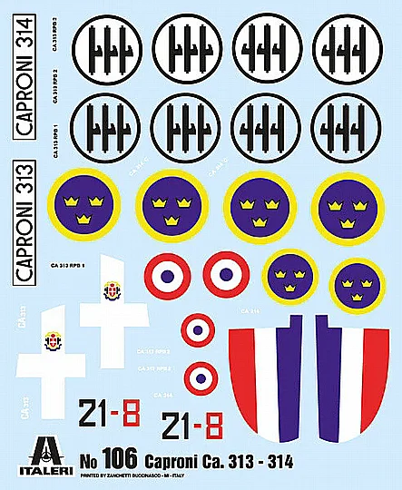 ITALERI - ����� - ���� ��� Caproni Ca. 313/314