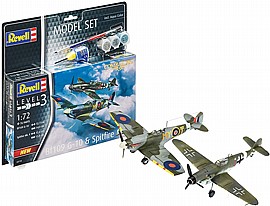 REVELL - מטוס מסרשמיט וספיפייר REVELL - מטוס מסרשמיט וספיפייר