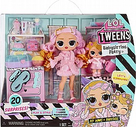 LOL בובת LOL TWEENS 3 -בייביסיטר מסיבת שינה LOL בובת LOL TWEENS 3 -בייביסיטר מסיבת שינה