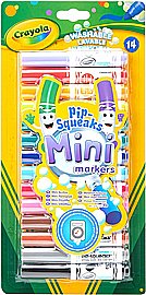 עטי צביעה של Crayola Pip-Squeaks עם קצה לבד רחיץ, חבילה של 14 - אידיאלי לאצבעות קטנות עטי צביעה של Crayola Pip-Squeaks עם קצה לבד רחיץ, חבילה של 14 - אידיאלי לאצבעות קטנות