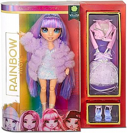 בובה ריינבו היי RAINBOW HIGH סגולה מעיל פרווה בובה ריינבו היי RAINBOW HIGH סגולה מעיל פרווה