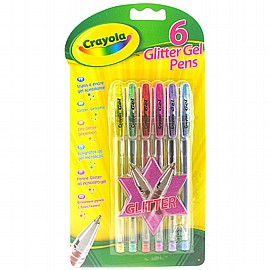 חבילת 6 עטים עם נצנצים CRAYOLA חבילת 6 עטים עם נצנצים CRAYOLA