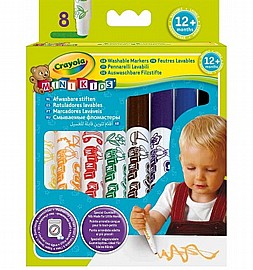 ערכה 8 טושים לתינוקות CRAYOLA ערכה 8 טושים לתינוקות CRAYOLA
