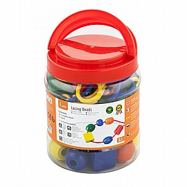 חרוזים גדולים בצנצנת 30 יחידות חרוזים גדולים בצנצנת 30 יחידות