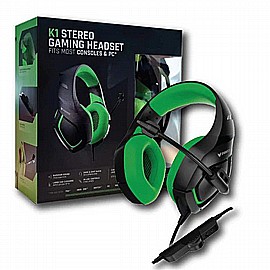 אוזניות SPARFOX HEADSET K1 ירוק אוזניות SPARFOX HEADSET K1 ירוק