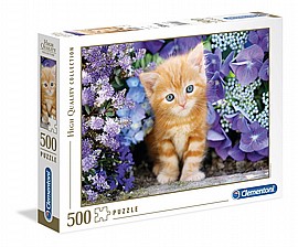 פזל 500 חל' חתלתול בין הפרחים פזל 500 חל' חתלתול בין הפרחים