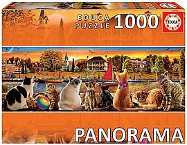 פזל 1000 - פנורמה - חתולים על הרציף פזל 1000 - פנורמה - חתולים על הרציף